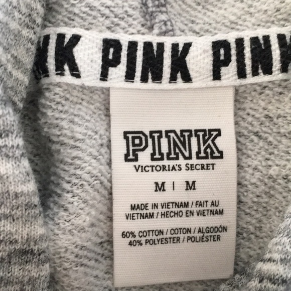 Victoria's Secret Pink Gray and Pink Pullover - Picture 6 of 6